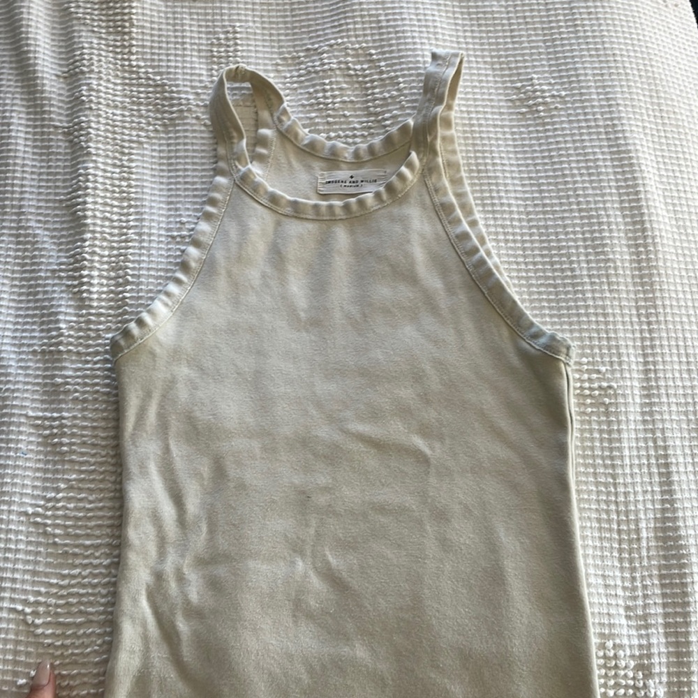imogene and willie tank, off white